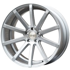 T202  20x9.5 5x112 ET45 Gloss Silver Polished Face